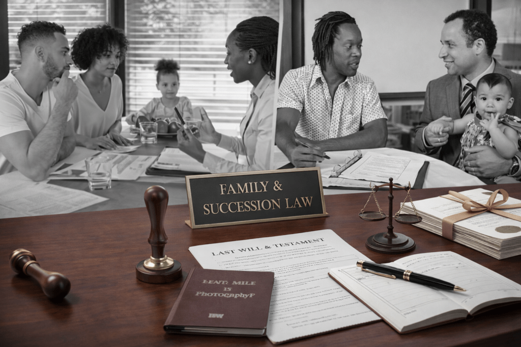 Photo depicting family & succession law