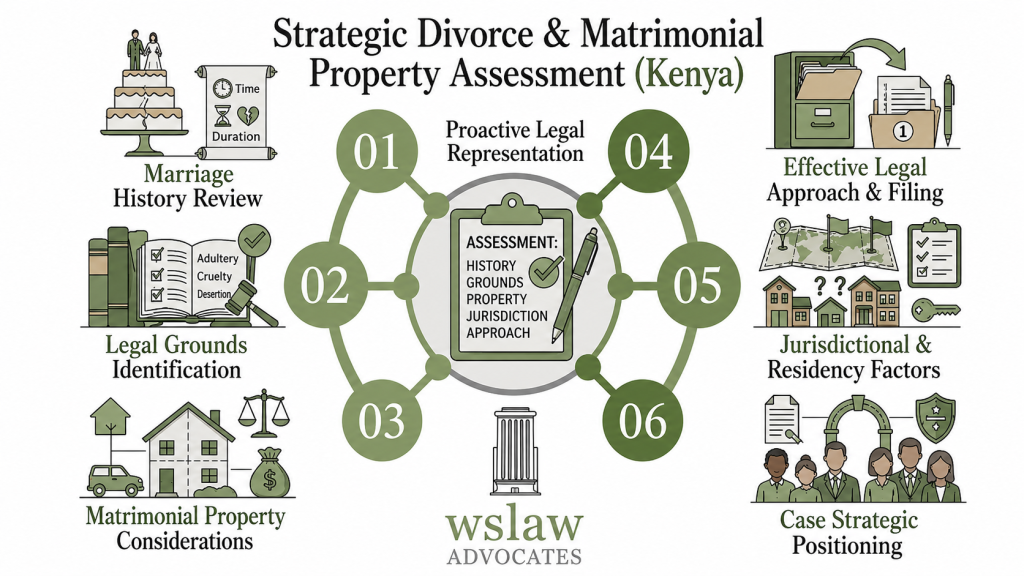 Photo showing matrimonial case assessment & legal positioning as done by WS Law Advocates