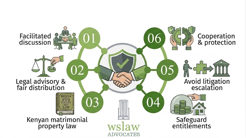 Photo showing negotiated settlement and amicable resolution framework as done by WS Law Advocates