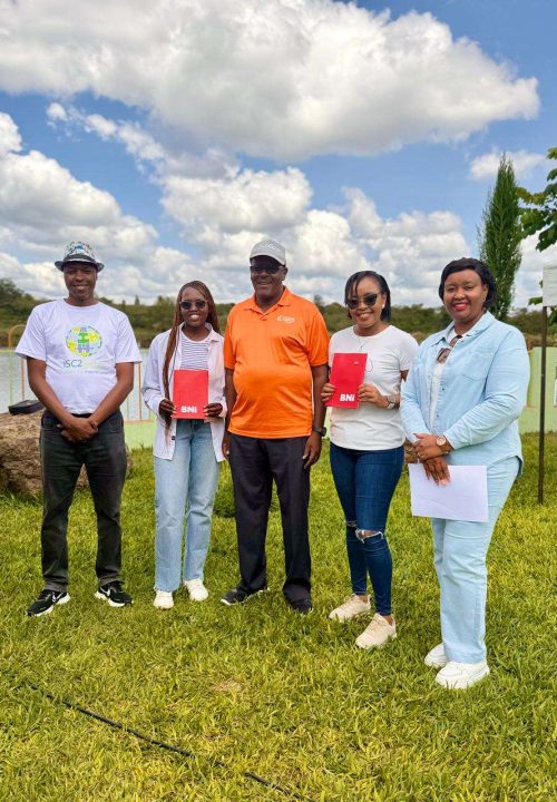 Photo of WS Law Founder, Purity Syokwaa, with fellow BNI members